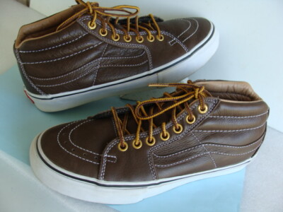 vans cognac leather