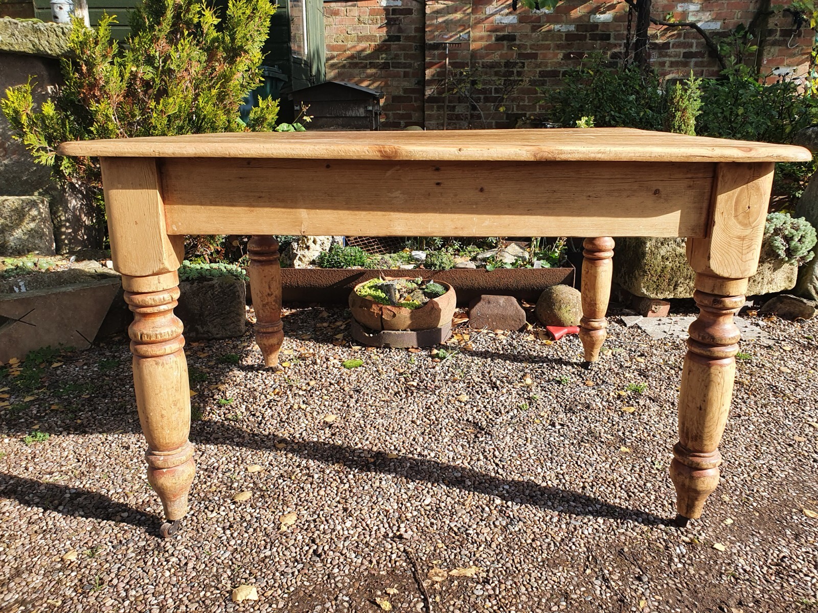 Antique Pine Farmhouse Table eBay