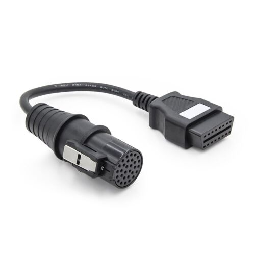 1 PCS Truck Cable OBD1 to OBD2 for Iveco 30Pin Male to OBD2 16Pin