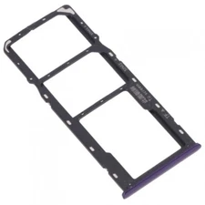 Sim Tray Compatible For Realme 5 Purple Glass Sd Card Side Replacement