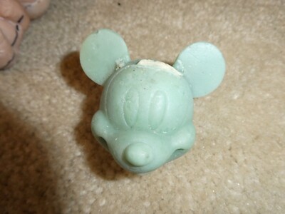 Pre Production Prototype Resin Mickey Mouse Head Damaged 2'' Tall