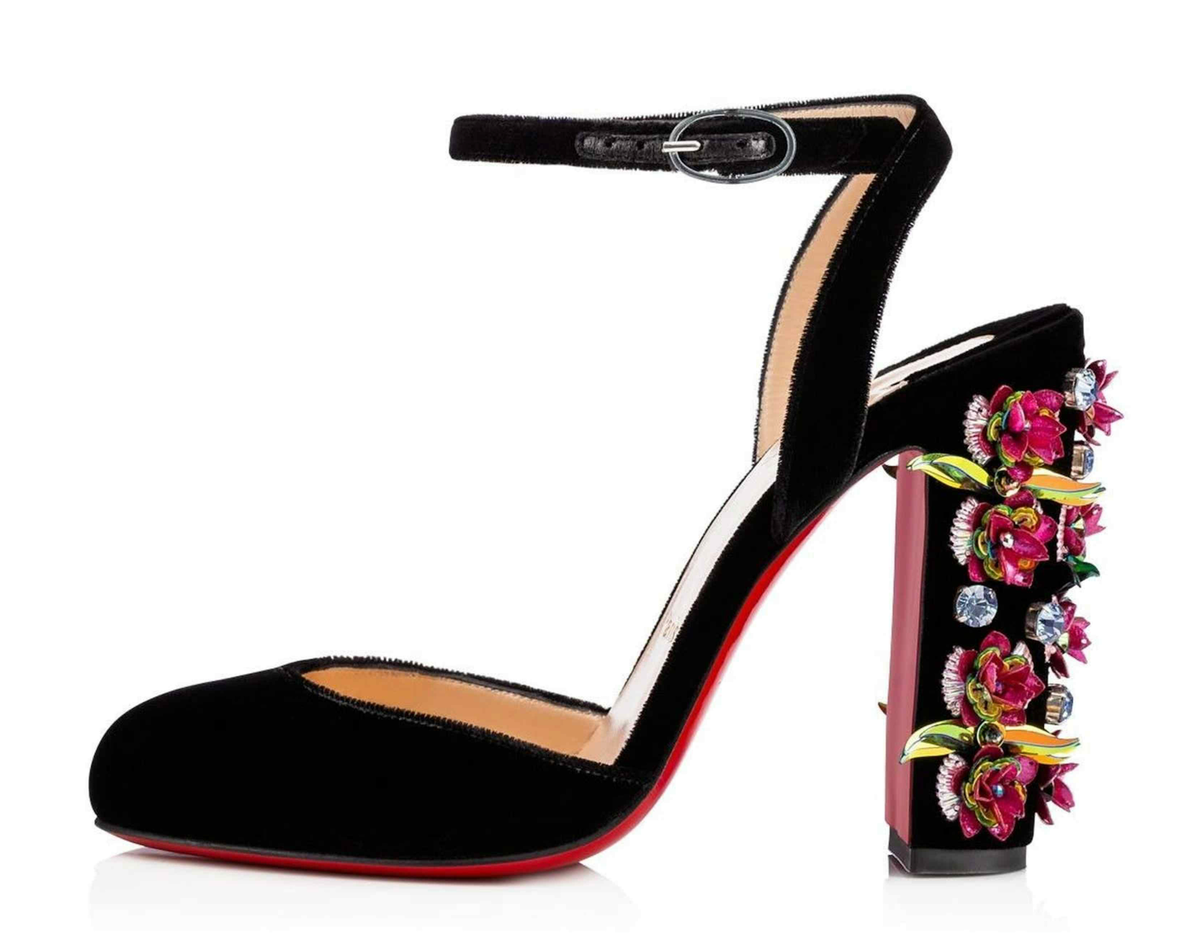 L05105 未使用品 Christian Louboutin ベルト：FREE CL Logo Leche Calf leather - Belts - Women - Christian
