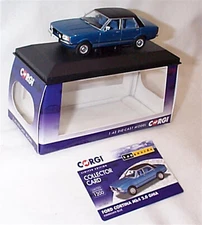Corgi Vanguards VA11916 Ford Cortina Mk4 - Hawaiian Blue 2.0 Ghia 1:43 Scale