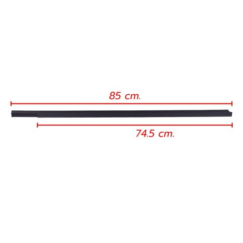 Pair Front Weatherstrip Door Belt Rubber Fits Nissan Pickup Frontier D22 1998-05 - Picture 4 of 8