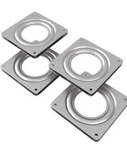 4 Pack 4 Inch Square Lazy Susan Turntable Bearings Heavy Duty Swivel Plate