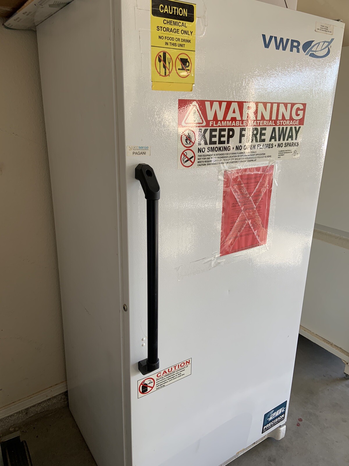 VWR Freezer Flammable Material Storage Model FSF2020 Scientific