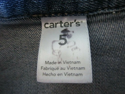 Carter's Girl's Light Wash Blue Stretch Denim Collared Jacket w/Pockets Size 5 - Picture 6 of 8