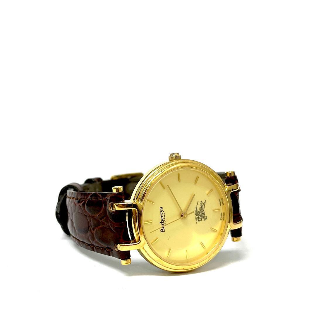 Burberry 3200 Analog Quartz Women Working Watch Gold Vintage Burberry 3200 Analog Quartz Women Working Watch Gold Vintage