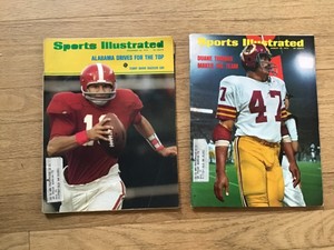 Sports Illustrated 2 Issues 1972 Alabama Football 1973