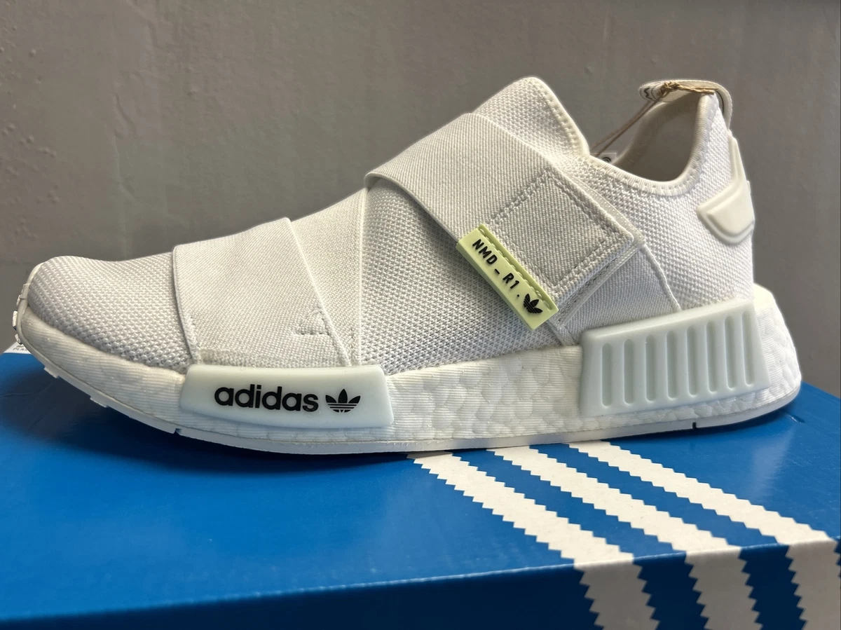 Size 10 - adidas NMD_R1 White Almost Lime W Women