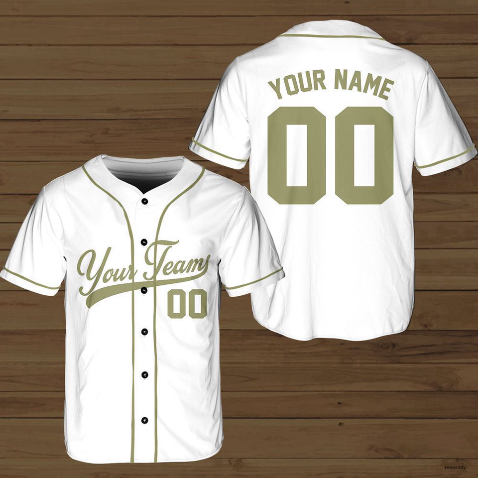 Personalized Team Name Number Baseball Jersey Custom Baseball Jersey