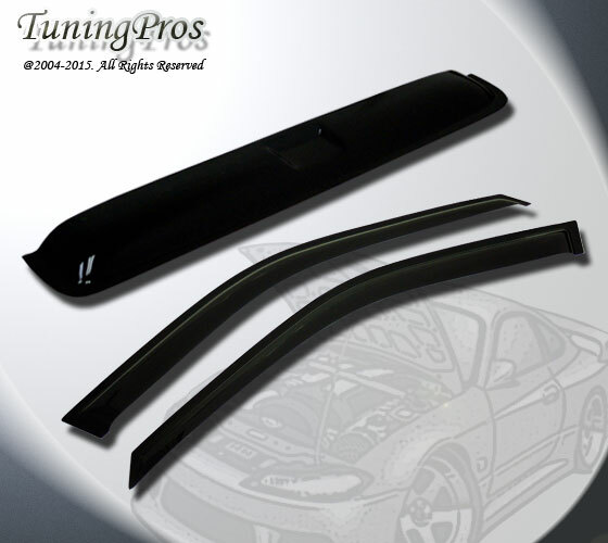 JDM Outside Mount Vent Visor Sunroof Type2 3pc Chevy C/K2500 Suburban