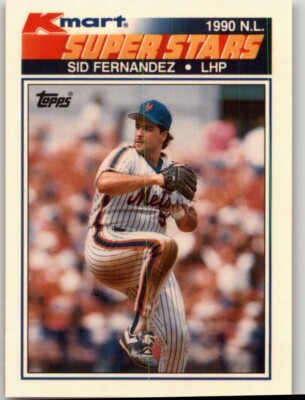1990 Topps Kmart Super Stars Sid Fernandez #11 New York Mets