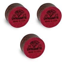 3 TIGER DYNAMITE Laminated Billiard CUE TIPS - 13 or 14 mm - AUTHORIZED DEALER