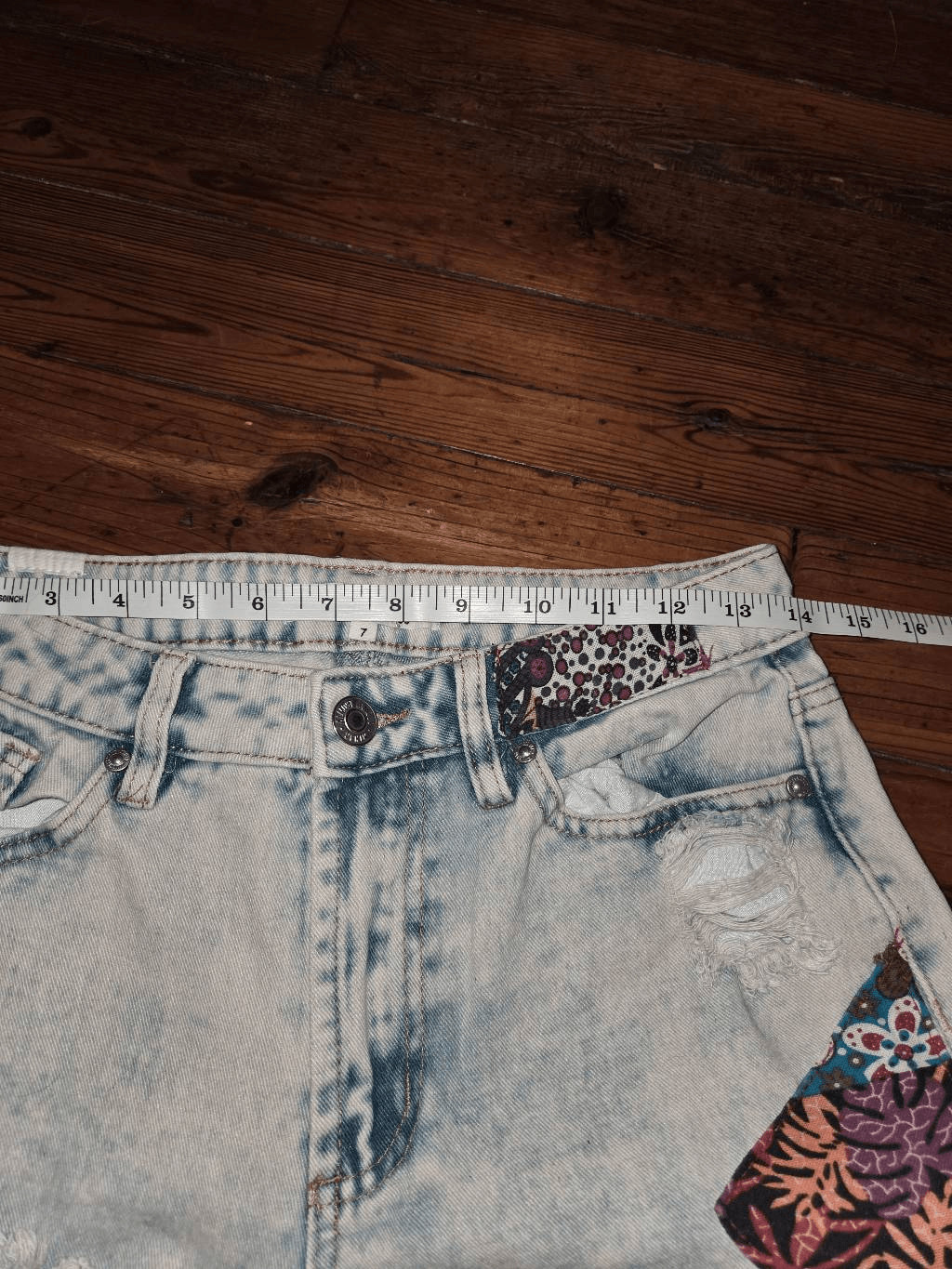 Almost Famous Patchwork Flare Jeans - image 6