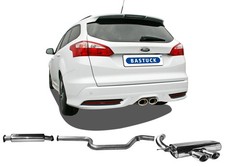 Bastuck Sportauspuffanlage Ford Focus 3 ST Turnier 2x120x80 gerollt