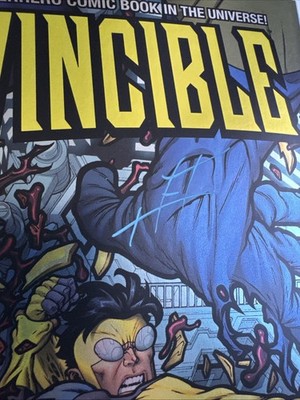 Invincible #1 エクスクルーシブ表紙 アメコミリーフ Invincible #1 • Exclusive Foil Variant by Jeff Edwards • Signed