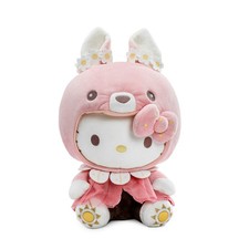 Plush - Kidrobot Hello Kitty Enchanted Rabbit Costume Pink Dress 13" Soft Doll
