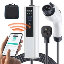 [VEVOR]Level 2 Portable EV Charger,40A 240V,Electric Vehicle Charger with 25 ft