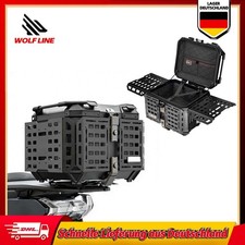 Universell 45L Top Case Erweiterbar Hecktaschen Mehrzweck Kofferraum WOLFLINE