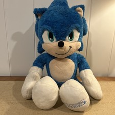 Build A Bear Sonic The Hedgehog 2 Movie Plush Blue Stuffed Animal Toy Sega 17 in
