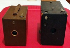 Pair of Vintage/Antique Kodak Brownie Cameras 50th Anniversary No.2 Version