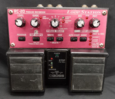 Boss Loop Station RC-20 Phase Recorder Electric Guitar Effects Pedal