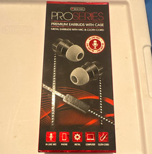 Sentry ProSeries H4000 In-Ear Earbuds 3.5mm In-Line Mic Case  Extra Tips