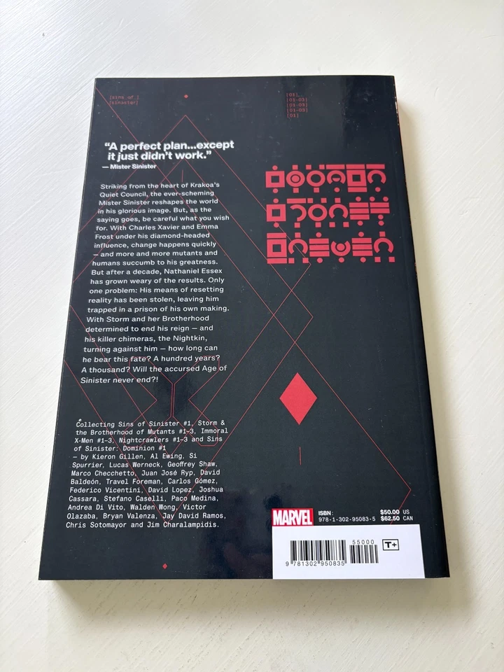 Cómics Sinister Marvel TPB novela gráfica cómic X-Men 3 J338 Foto 2 de 2
