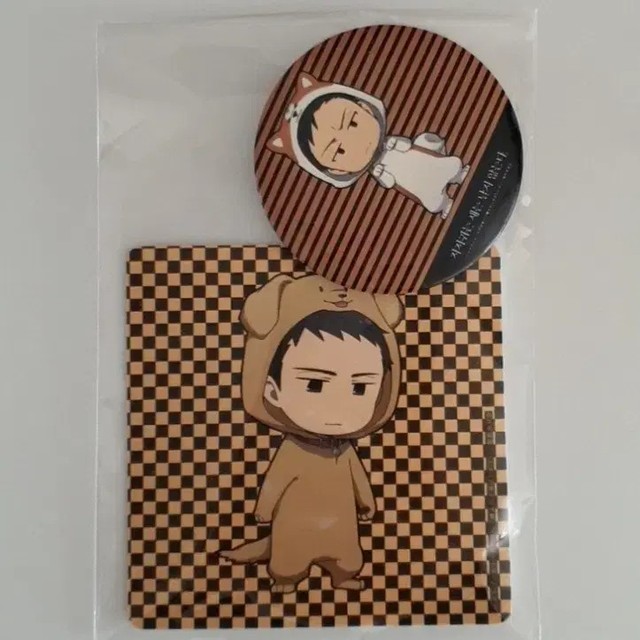 Monster 8 No. 8 Hosina Soshiro Coaster & Badge Set