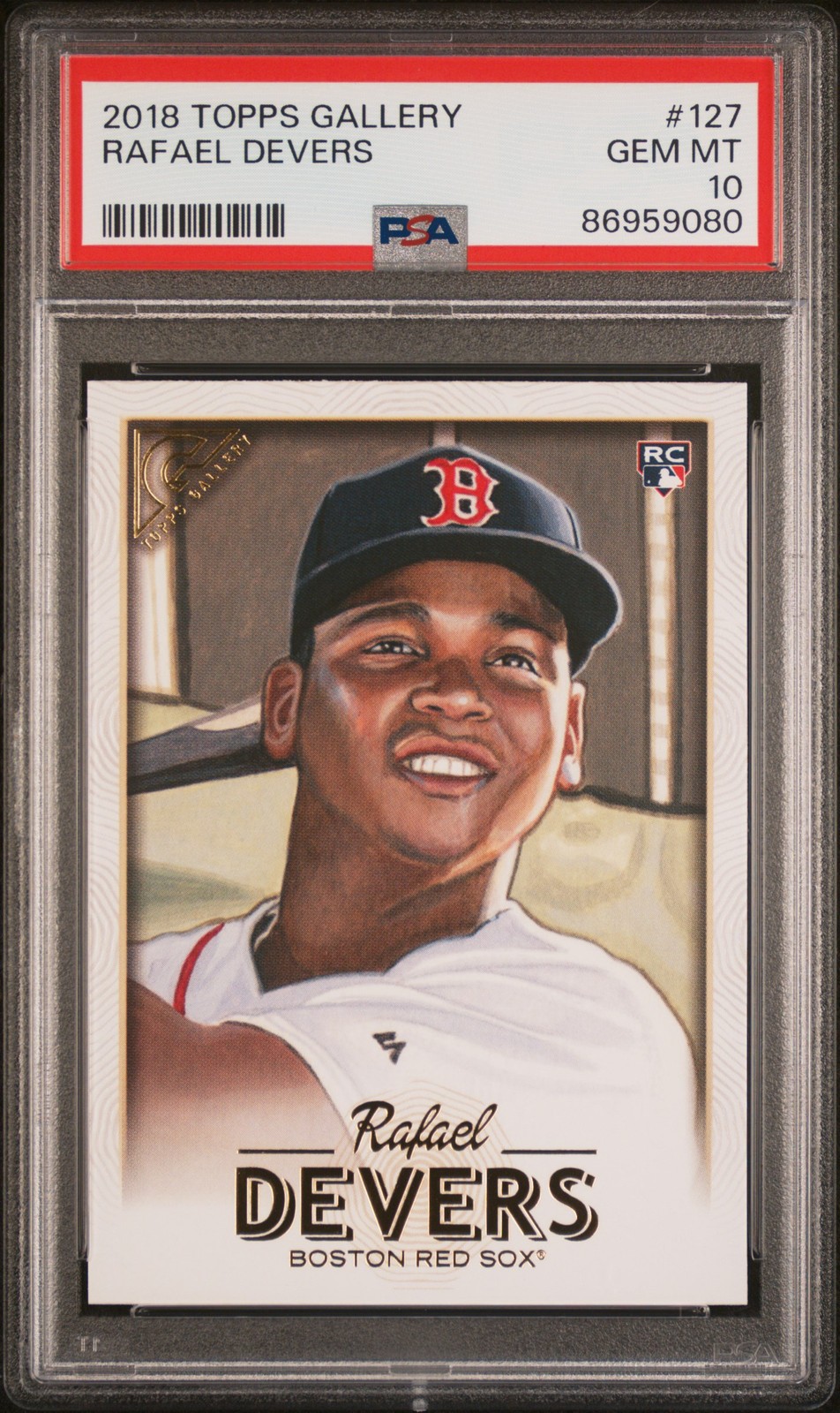 2018 Topps Gallery Rafael Devers PSA 10 #127