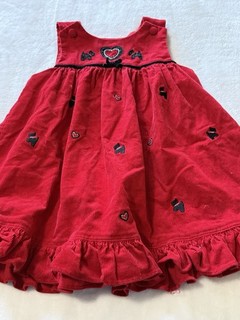 Vintage Y2K Sophie Rose Girl’s Size 3T 3 Toddler Jumper Style Girls Dress Outfit