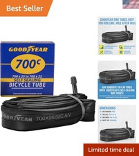 Self-Sealing Bicycle Tube - 700c Bike Tube with Butyl Rubber - Dependable Mou...