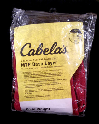 Cabela's MTP Polar Weight Youth Red Fleece Base Layer Pants Girls? Medium 10/12