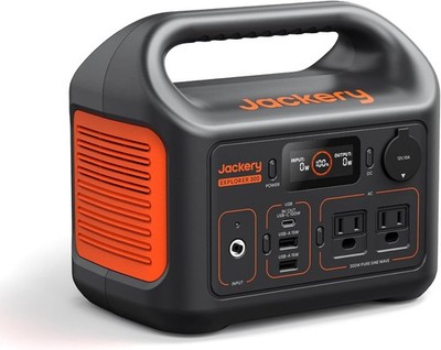 Jackery Explorer 300 Portable Power Station   293Wh, 300W, Solar Ready