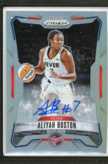 2026 Panini Prizm WNBA Aliyah Boston Silver Prizm Auto