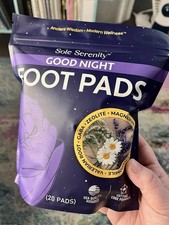 Sole Serenity Good Night Foot Pads 20ct Detox Sleep Aid GABA Magnesium Lavender