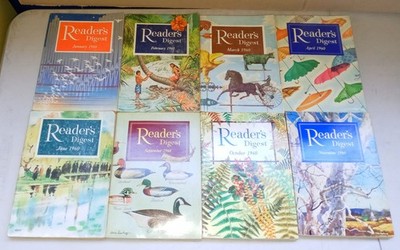 Reader's Digest Magazine 8 Issues From 1960 - Almost Complete Year RD4