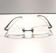 Foster Grant Rimless Reading Glasses AL12 Metal Legs Rectangular - FRAMES ONLY