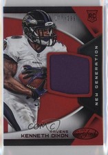 2016 Certified New Generation Jerseys Mirror Red 177/299 Kenneth Dixon #28 1u0