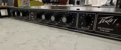 Peavey IP-1 Instrument Preamp with Equalizer, Eq, Vintage Rack, Rare