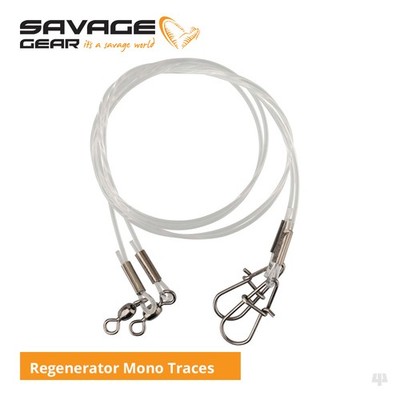 Savage Gear Regenerator Mono Traces - Zander Zander Raubfischköder Angeln