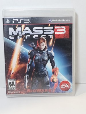 Mass Effect 3 (Sony PlayStation 3, PS3, 2012) , Reverse Cover