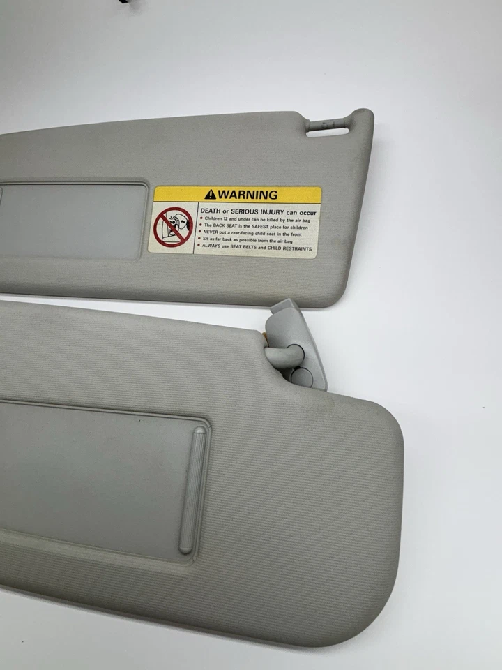 2000-2005 Volkswagen Jetta driver esquerdo e passageiro direito conjunto Sunvisor fabricante de equipamento original. - Imagem 4 de 4