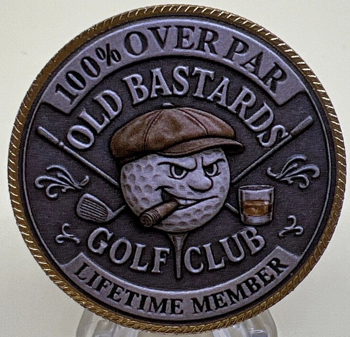 Club Challenge Coin And Golf Ball Marker Lifetime Member New
