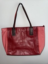 Fossil Emma Colorblock Red Pink East west Sho...