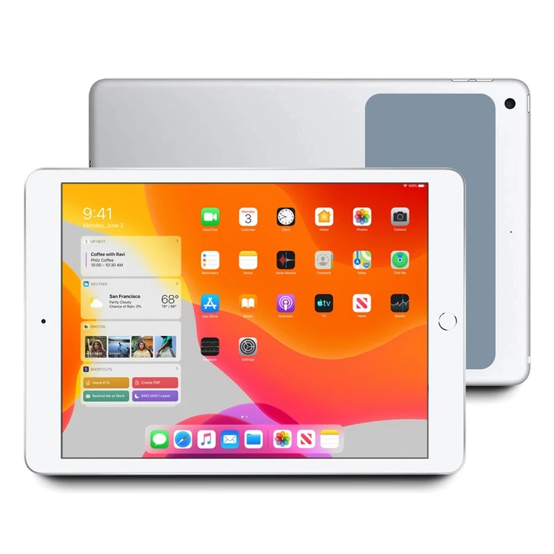 2019 Apple iPad 7 32GB WiFi Only 10.2" (Silver/Etching) A2197 - w/Year Warranty