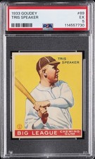 1933 GOUDEY #89 TRIS SPEAKER PSA 5