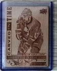 2024-25 UD Engrained Icons Carved In Time Wendel Clark SP Toronto Maple Leafs