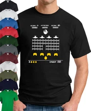 STAR FILM SPACE INVADERS T-SHIRT Funny Slogan Novelty Geek Gaming Sci Fi Film